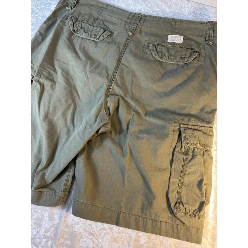 Polo Jeans Ralph Lauren Cargo Shorts Men 40 Olive Military‎ Utility Ripstop